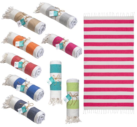 Διαφημιστικά Παρεό Παραλίας BH24409 με εκτύπωση ή με κέντημα το λογότυπό. Πετσέτες παραλίας με τύπωμα το λογότυπο του ξενοδοχείου σας.