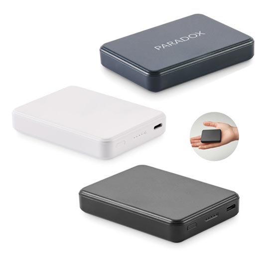 Διαφημιστικά Power Bank PW2602 με εκτύπωση το λογότυπό της εταιρείας σας. Powerbank με τύπωμα το σχέδιο σας.